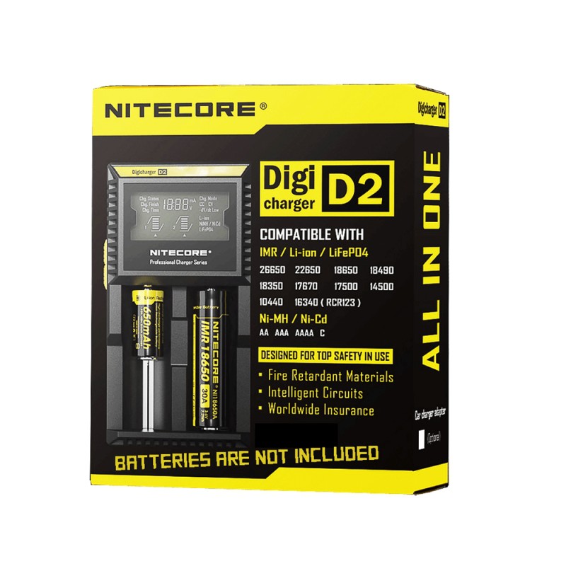 Chargeur Digicharger D2 Nitecore (2 accus)