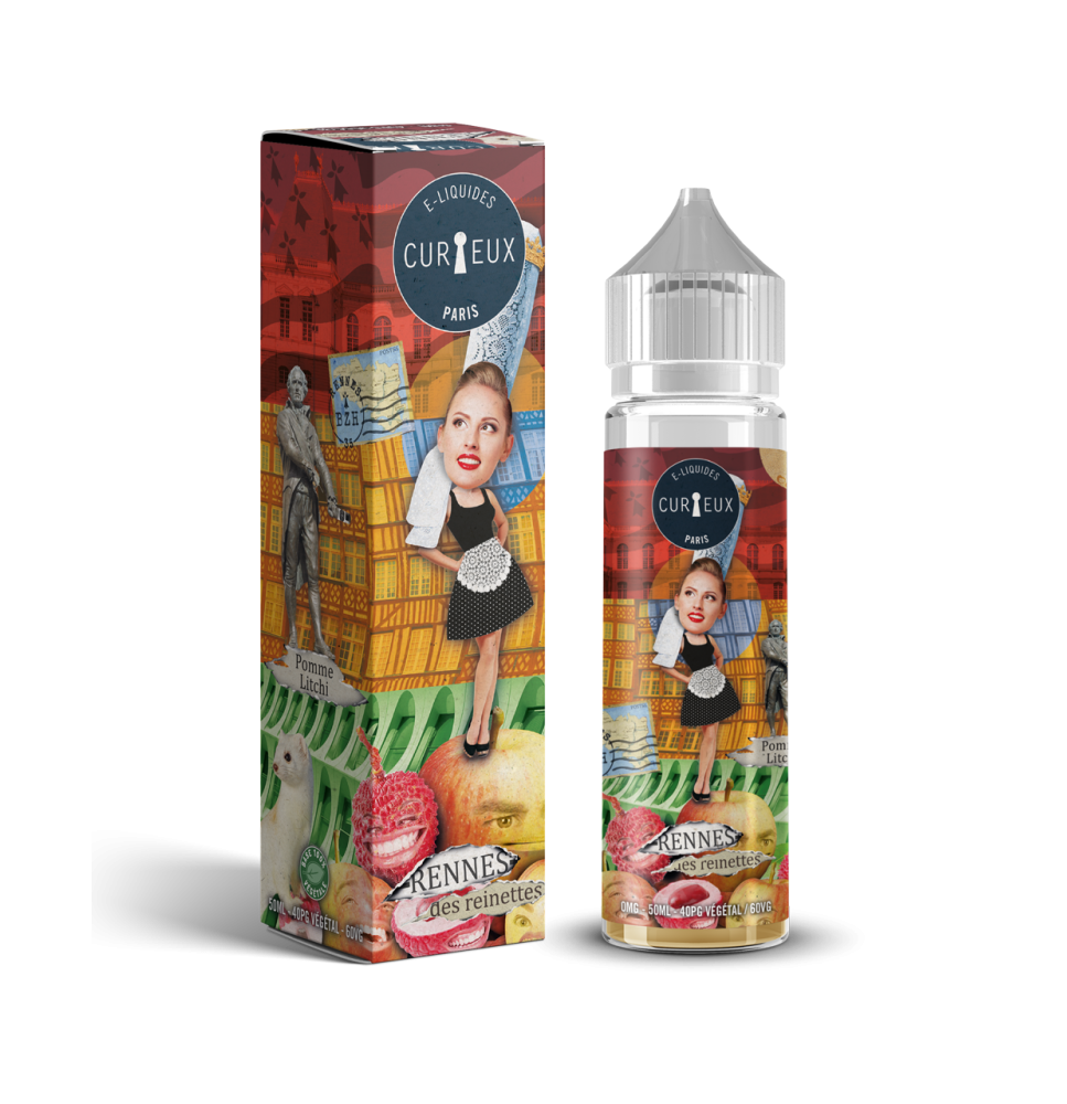 RENNES DES REINETTES - 50ML 0mg by CURIEUX