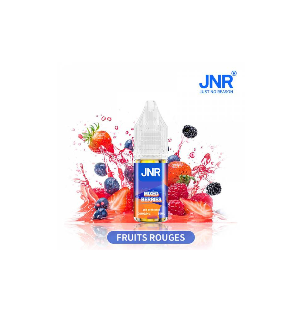 Mixed Berries - Fruits rouges  (20 mg Sel de nicotine) 10ML - JNR